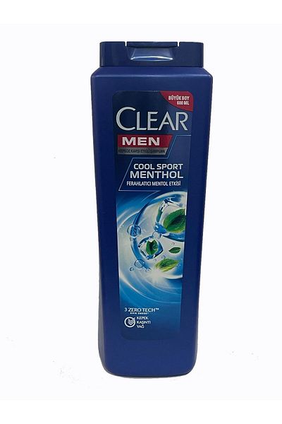 Clear 600 ml Cool Sport Menthol - Refreshing Dandruff Effect Shampoo