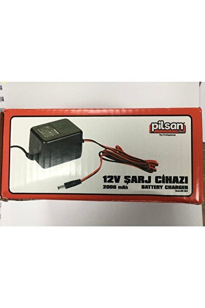 PİLSAN Pilsan 12 V 2 Ah Şarj Aleti Siyah Jaklı Trafolu