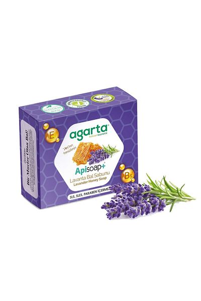 Agarta Natural Handmade Lavender Honey Soap 100 Gr