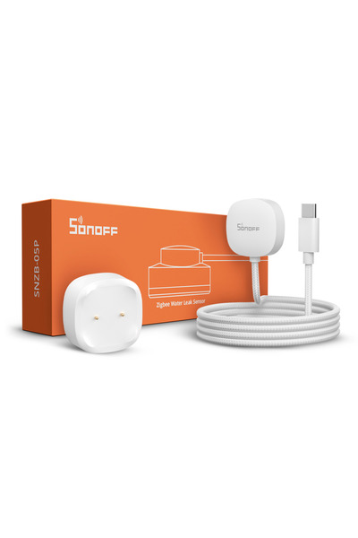 Sonoff SNZB-05P ZigBee Su Kaçak Sensörü ve Kablosu