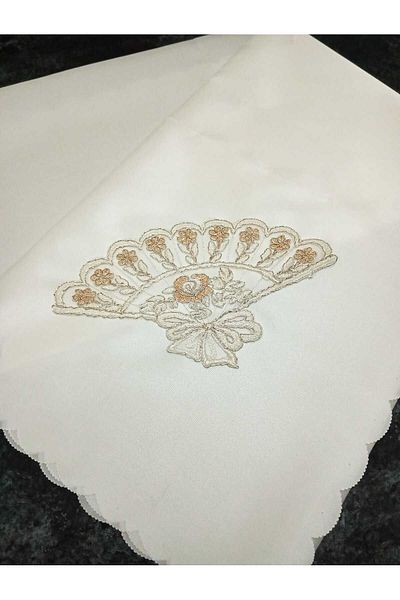 Çt Çeyizci Tekstil French Lace Bridal and Engagement Bundle - Cappuccino Design