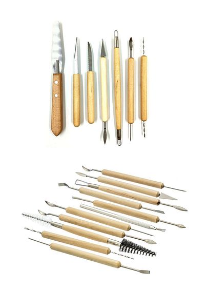 HANNAH 30 Piece Sculpture Pottery Ceramic Clay Making & Modeling Set