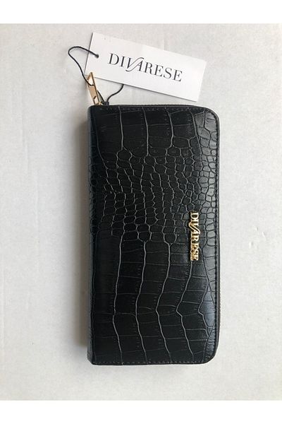 VonaHome Black Faux Leather Women's Wallet - by Divarese