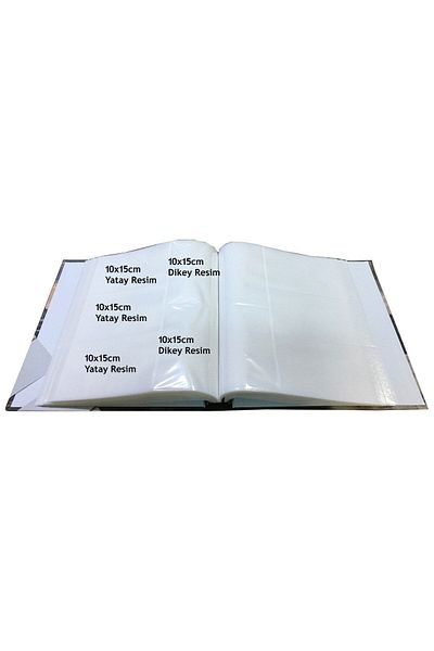 FotoDijital Photo Album 10x15 500 Pieces Illustrated Motif Memory Album 10x15cm 500 Pieces Album