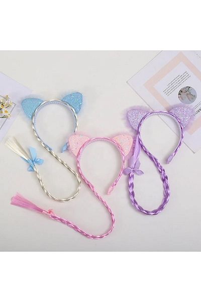 Meyra Accessories Cute Girl's Elsa Braided Light Crown