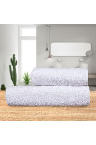 HOME MOD STORE 100% Cotton 2 Piece Set Hotel Spa Bath And Hand/Face And Hair Towel Ultra Soft Dowry Holder