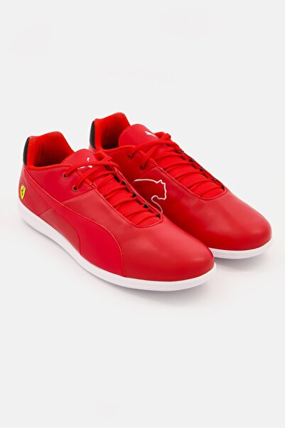 Puma Men Ferrari Future Cat Sport Sneaker, Rosso Corsa/Black