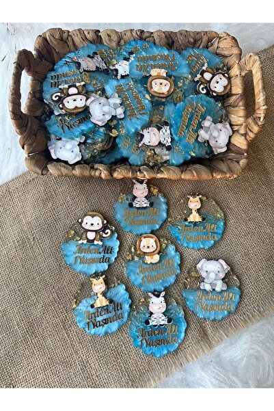 Karudesignn 20 قطعة مغناطيس إيبوكسي مجسم