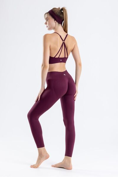 Formactive Çapraz Sırt Detaylı Ayar Askılı Destekli Seamless/Dikişsiz Spor Bü...