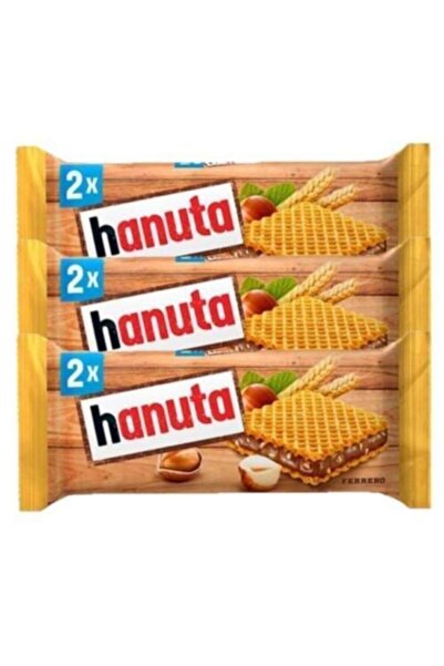 Hanuta Çikolatalı Fındıklı Gofret 2'li 44 gr 3'lü Kampanya Paketi 3 * 44 gr A...