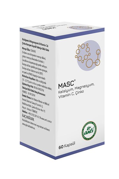 anti Masc - Calcium, Magnesium and Vitamin C Zinc Mix Capsule