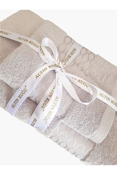 Özdilek Elissa Bath Towel Set - 70x140 cm and 50x80 cm