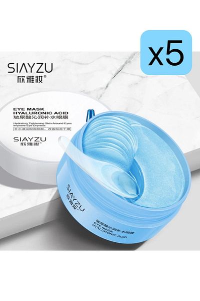 SIAYZU Exclusive Series Hyaluronic Acid MoisturizinG Under-eye Mask - 5 Anti-crow's Feet