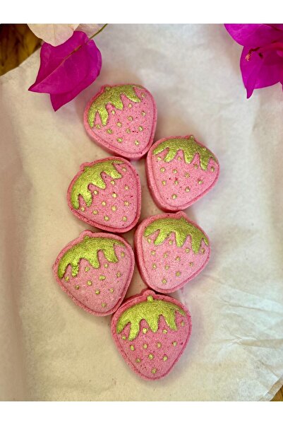 star bathbomb starbomb 6’Çilek Nem Bombası, Banyo Topu, Nem Topu