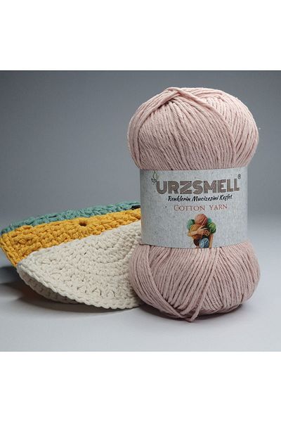 urzsmell Cotton Knitting Thread 100gr, 200m - Hand Knitting Thread