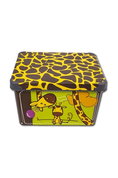 QUTU Διακοσμητικό κουτί αποθήκευσης Style Box Giraffe Pattern 20 L
