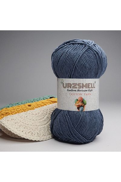 urzsmell Cotton Knitting Thread 100gr, 200m - Hand Knitting Thread