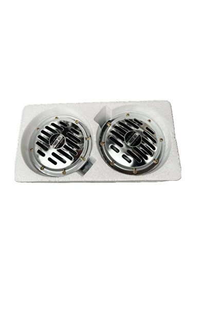 SKAUTO 12v Hella Tip Kromajlı Süper Ton Set Korna Krom 12 Volt Takım