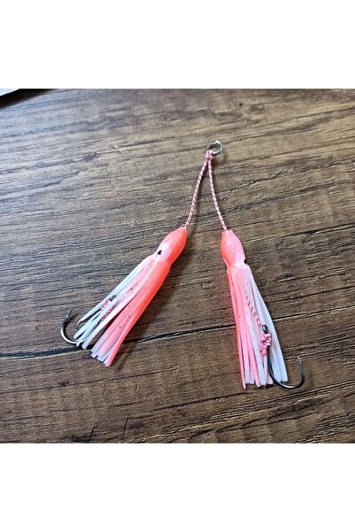 Dragon Eyes 5 Cm Çift Ahtapotlu Jig Assist (iğne No:2 )