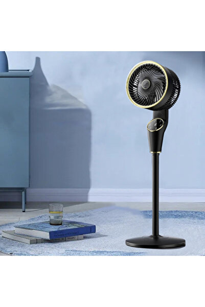 Coverzone 90cm Fan Led Ekranlı Kumandalı Vantilatör Ayarlanabilir 3 Farklı Bo...