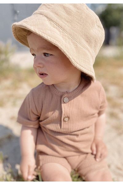 Cigit Cord-Overall, 0–3 Jahre, Braun