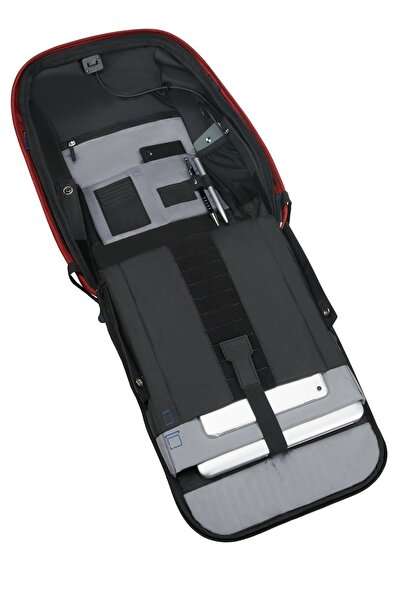 Samsonite KA6-10-001 حقيبة ظهر للكمبيوتر المحمول Securipak مقاس 15.6 بوصة، باللون الأحمر