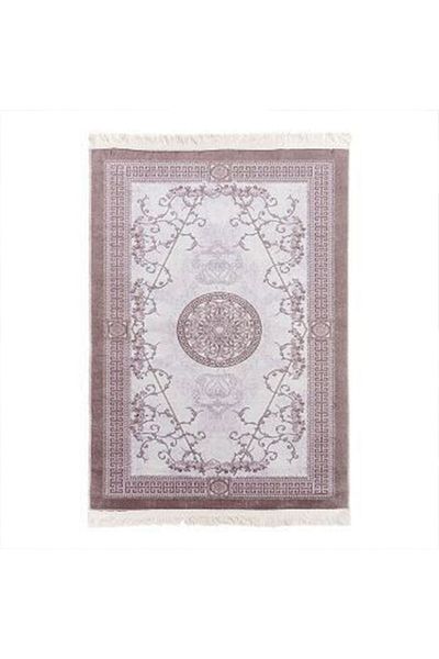 In House Soft Velvet Turkish Rectangular Door & Bath Mat -Brown - 60x40 cm