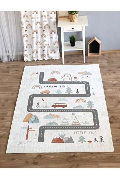 Evmila Baskılı 7mm Kalınlıkta Çocuk Halısı