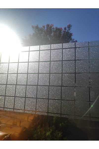 Turcoat Square Patterned Frosted Glass Sand Blasting Foil 122 cm x 1 m