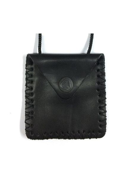 RoseRoi Empty Leather Cevşen Container Case Hanger Necklace Rectangular Large Size 7X7 cm