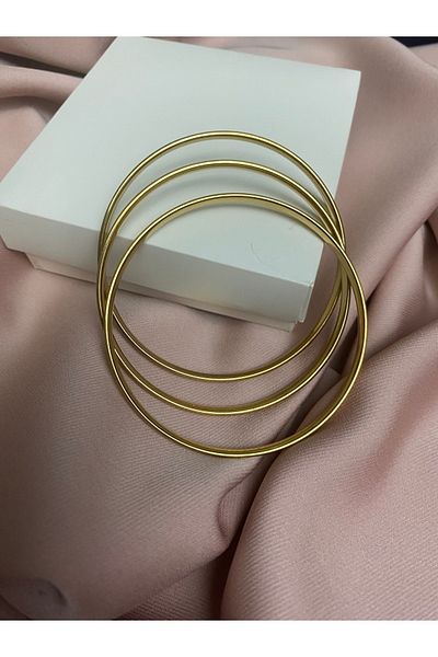 İpozi Ajda Model 3-Piece Steel Bracelet