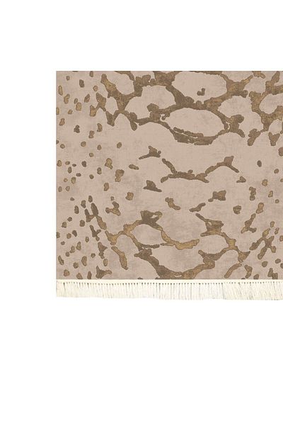 In House Soft Velvet Turkish Rectangular Door & Bath Mat -Light Pink - 60x40 cm
