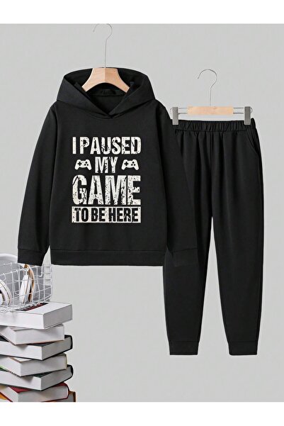 bellanova 2-piEcE SEt - PrintEd SwEatshirt and SwEatpants