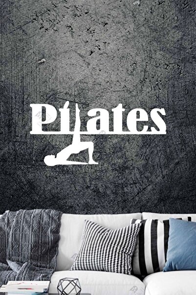 Emach Dizayn Pilates Duvar Dekor Hediyelik Eşya Ahşap Plates Tablo