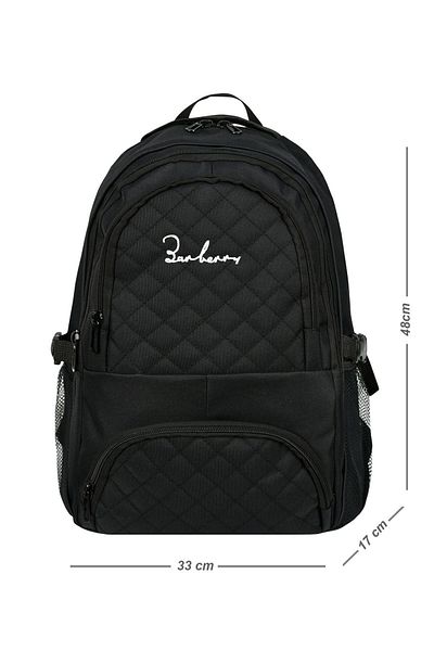 Just Polo Waterproof Punterez Laptop and School Backpack - Stitched and Lined, Water Bottle Compartment