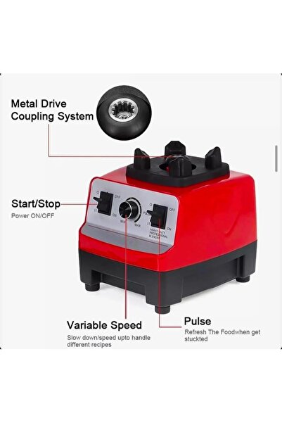 Silver Crest 2 in 1 High Speed 4500w 2.5L Heavy Duty Commercial Grade Blender  Juicer Food Mixer