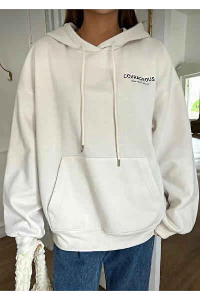 CAST COLLECTİON Hanorac oversize cu imprimeu stea albă de damă