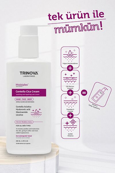 Trinova Intensive Moisturizing Centella Cica Cream 200ml