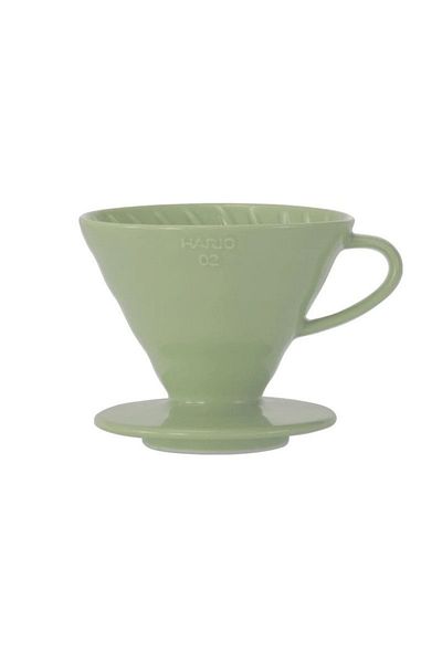 Hario V60 02 Ceramic Dripper (smorky Green)
