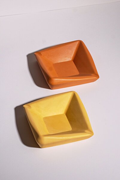 TABART "Mini" Decorative Minimal Concrete Ashtray - Set of 4