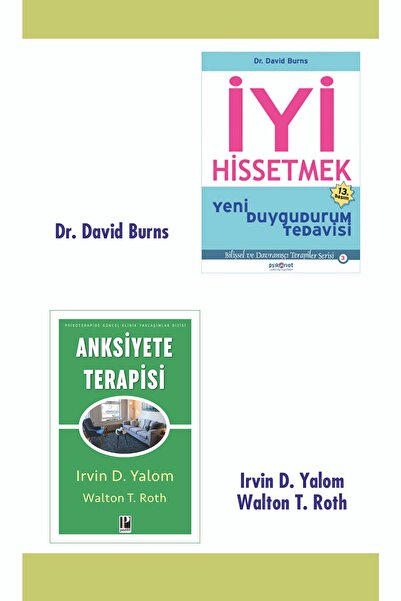 Psikonet Yayınları Iyi Hissetmek-anksiyete Terapisi 2'li Set