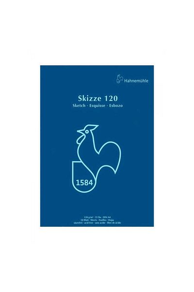 Hahnemühle Sketch Pad Sketching Block 120gsm A4 50 Sheets