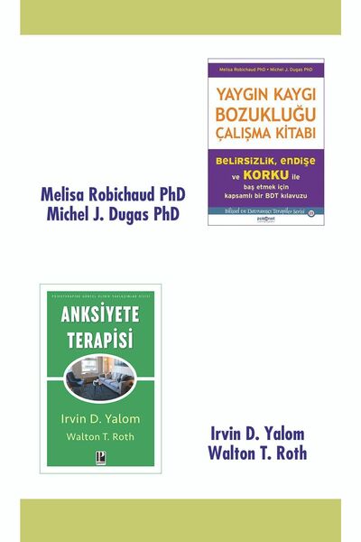 Psikonet Yayınları Yaygın Kaygı Bozukluğu Çalışma Kitabı-anksiyete Terapisi 2'li Set