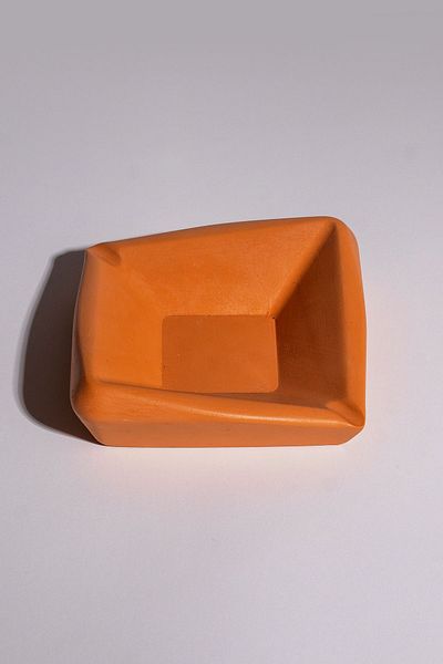 TABART Orange Mini Decorative Concrete Ashtray