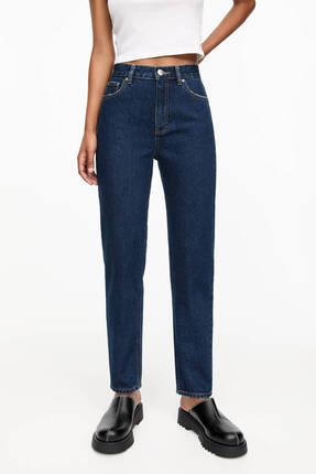 Pull Bear Yuksek bel mom fit jean Fiyat Yorumlar Trendyol