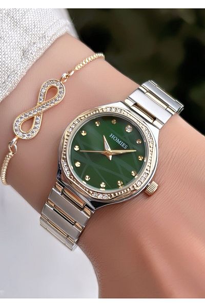 Homies New Season HOMİES BRAND Steel Band Women's Watch Bracelet Gift