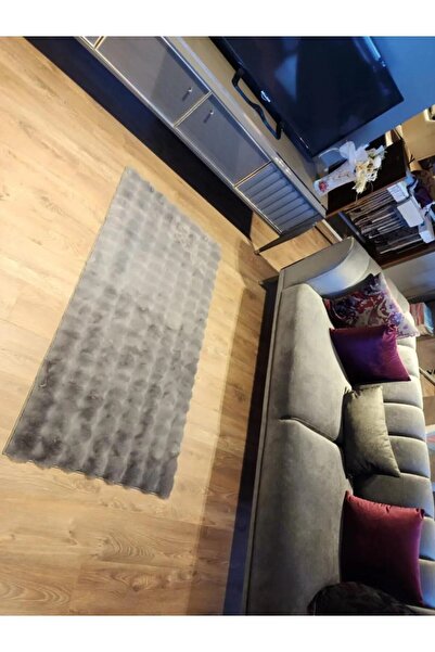 NOVO SOFT NOVO HOME HAVANA TAVŞAN TÜYÜ KAYMAZ DOKUMA TABAN PELUŞ HALI MAHİR H...