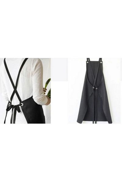 Biz Class Master Black Pocketed Kitchen Apron-cook Apron-masterchef Apron-waiter Apron-cafe Cook Black Apron