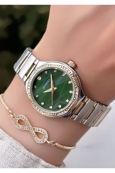 Homies New Season HOMİES BRAND Steel Band Women's Watch Bracelet Gift