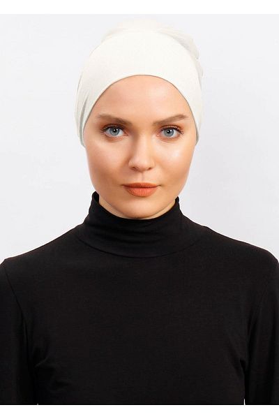 Ecardin Light Beige Clima Fit Bonnet - Breathable and Anti-Sweat - St 227